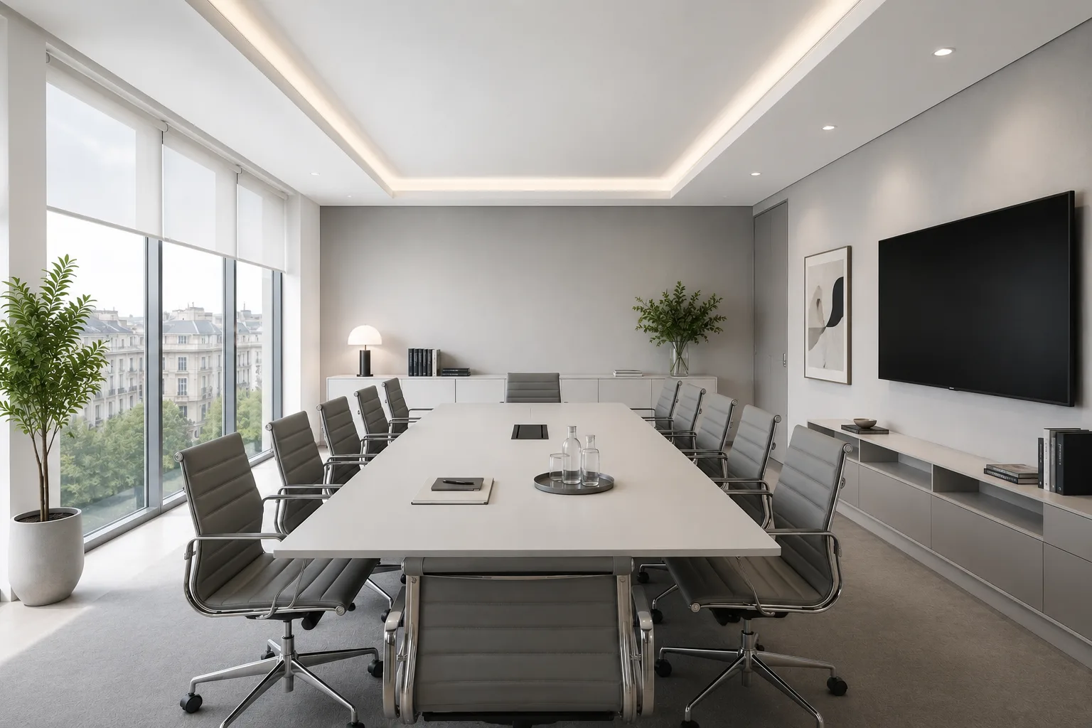 Sala de juntas de Ortiz Bueno Abogados